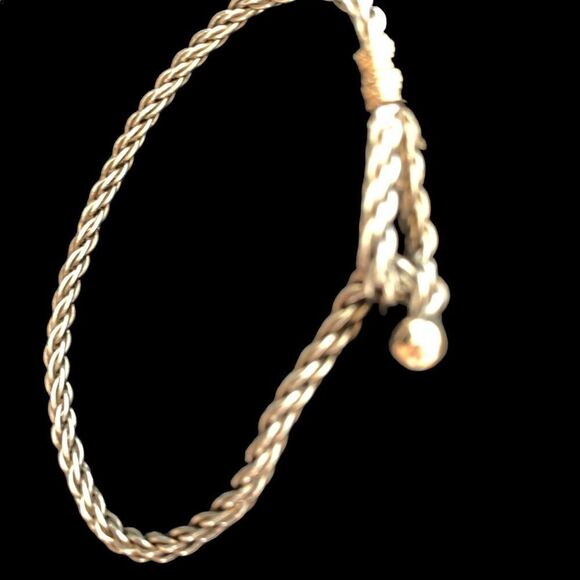 Vintage cable loop bracelet classic design - Picture 5 of 7